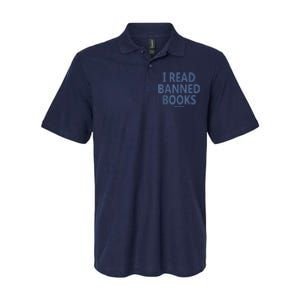 I Read Banned Books Iowa Student Softstyle Adult Sport Polo