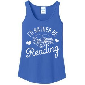 Id Rather Be Reading Gift Ladies Essential Tank