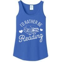 Id Rather Be Reading Gift Ladies Essential Tank