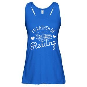 Id Rather Be Reading Gift Ladies Essential Flowy Tank