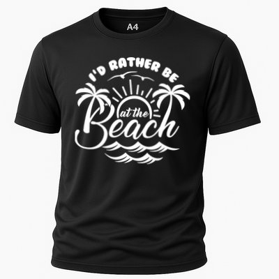 I'd Rather Be At The Beach Vacation Performance Shirt