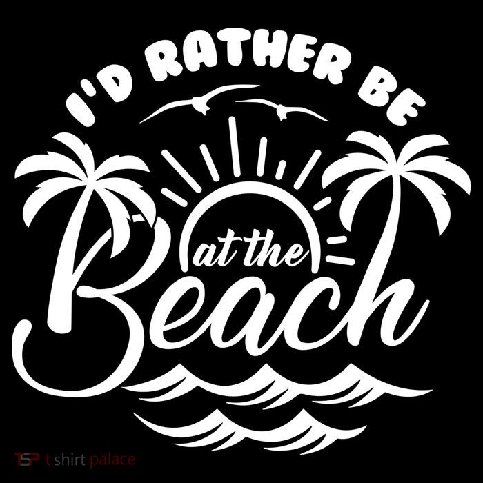 I'd Rather Be At The Beach Vacation Performance Shirt