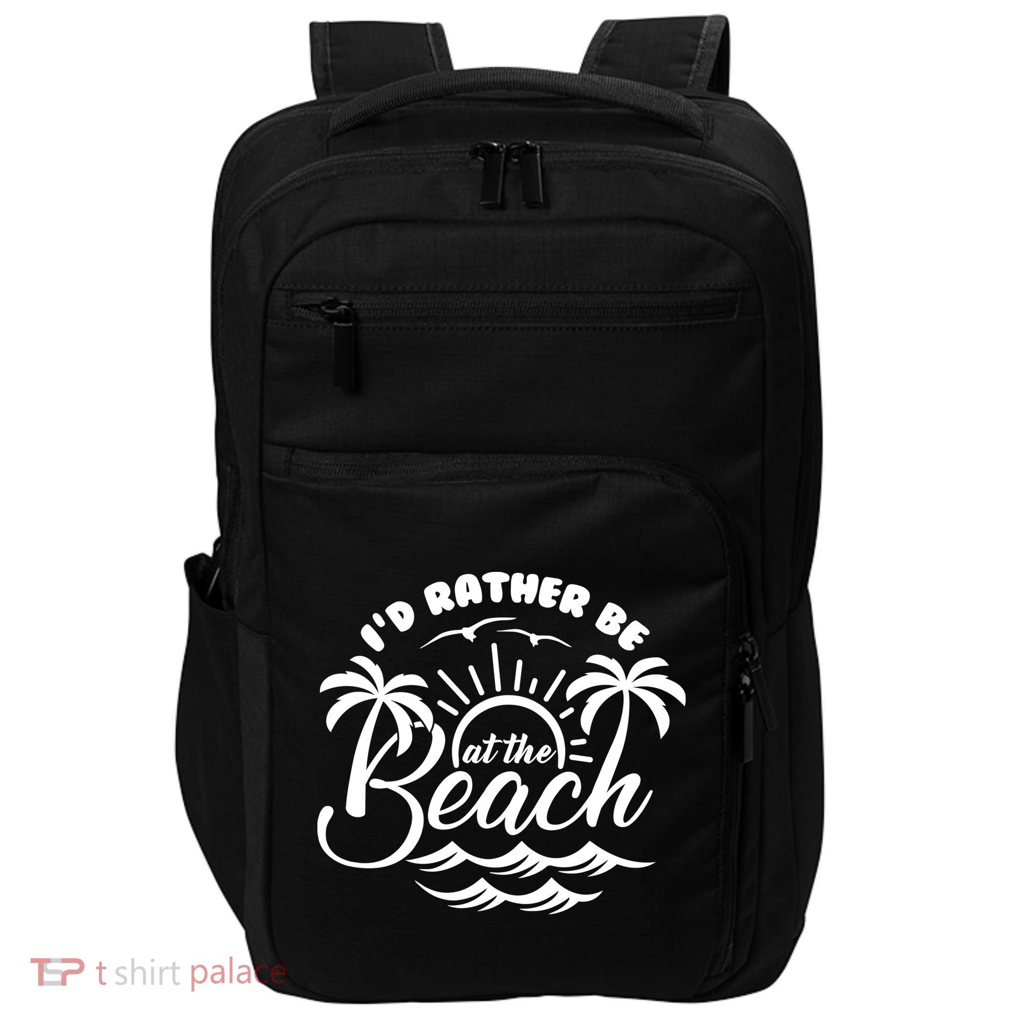 I'd Rather Be At The Beach Vacation Impact Tech Backpack