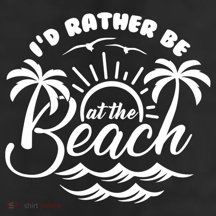 I'd Rather Be At The Beach Vacation Trucker Hat