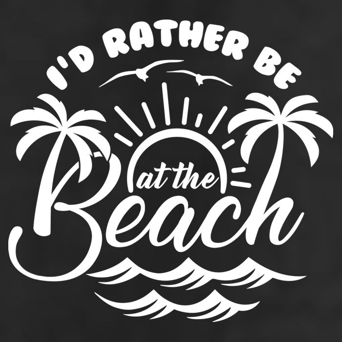 I'd Rather Be At The Beach Vacation Golf Towel