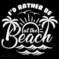 I'd Rather Be At The Beach Vacation Toddler T-Shirt