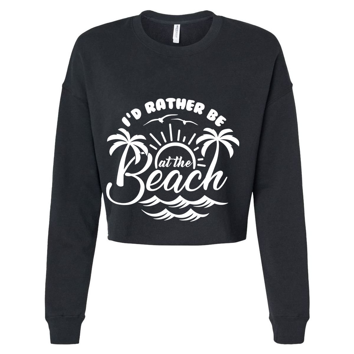 I'd Rather Be At The Beach Vacation Kids Hoodie