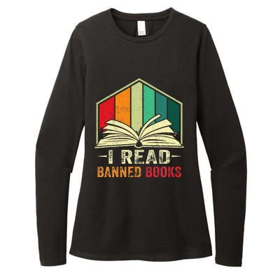 I Read Banned Books Week Librarian Freedom Reader Nerd Womens CVC Long Sleeve Shirt