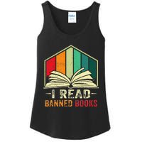 I Read Banned Books Week Librarian Freedom Reader Nerd Ladies Essential Tank