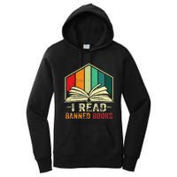 I Read Banned Books Week Librarian Freedom Reader Nerd Women's Pullover Hoodie