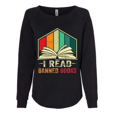 I Read Banned Books Week Librarian Freedom Reader Nerd Womens California Wash Sweatshirt