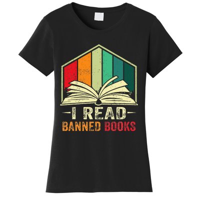 I Read Banned Books Week Librarian Freedom Reader Nerd Women's T-Shirt