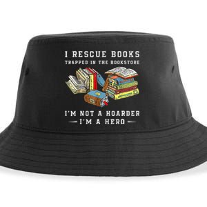 I Rescue Book Trapped In The Bookstore I'm Not A Hoarder Sustainable Bucket Hat