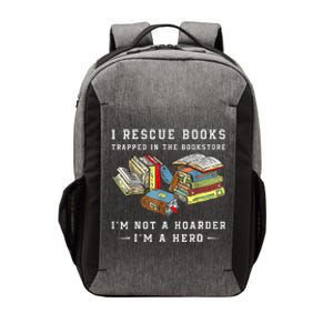 I Rescue Book Trapped In The Bookstore I'm Not A Hoarder Vector Backpack