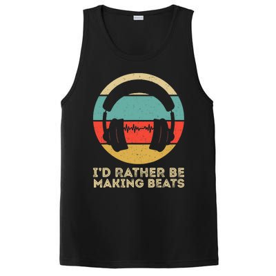 I'd Rather be Making Beats Beat Makers Music Producer PosiCharge Competitor Tank