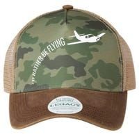I'd Rather Be Flying Airplane Pilot Legacy Tie Dye Trucker Hat