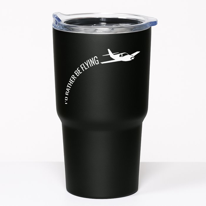 I'd Rather Be Flying Airplane Pilot Tumbler