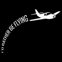 I'd Rather Be Flying Airplane Pilot Toddler Hoodie