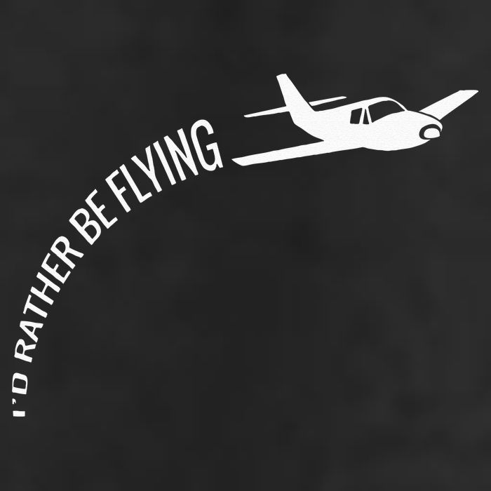 I'd Rather Be Flying Airplane Pilot Golf Towel