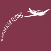 I'd Rather Be Flying Airplane Pilot 16oz Travel Tumbler