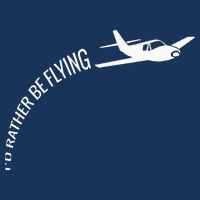 I'd Rather Be Flying Airplane Pilot Infant Baby Jersey Bodysuit