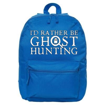 ID Rather Be Ghost Hunting 16 in Basic Backpack