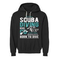 I'd Rather Be Scuba Diving Scuba Diving Diver Dive Garment-Dyed Fleece Hoodie