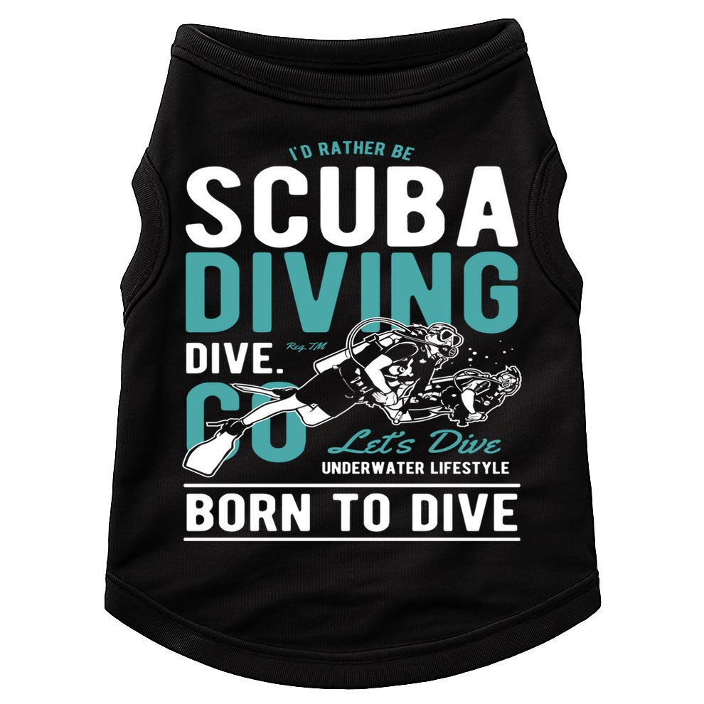 I'd Rather Be Scuba Diving Scuba Diving Diver Dive Doggie Tank