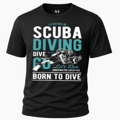 I'd Rather Be Scuba Diving Scuba Diving Diver Dive Performance Shirt