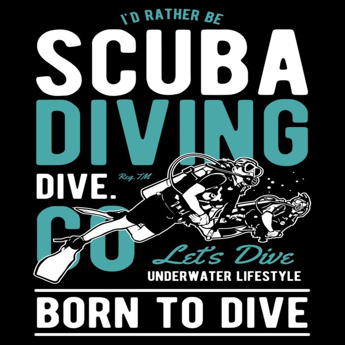 I'd Rather Be Scuba Diving Scuba Diving Diver Dive Backpack