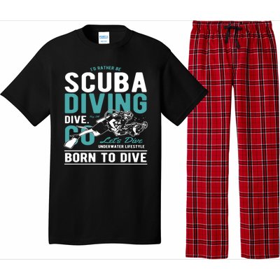 I'd Rather Be Scuba Diving Scuba Diving Diver Dive Pajama Set