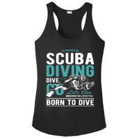 I'd Rather Be Scuba Diving Scuba Diving Diver Dive Ladies PosiCharge Competitor Racerback Tank