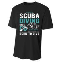 I'd Rather Be Scuba Diving Scuba Diving Diver Dive Performance Sprint T-Shirt