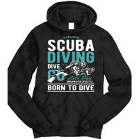 I'd Rather Be Scuba Diving Scuba Diving Diver Dive Tie Dye Hoodie
