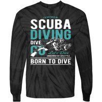 I'd Rather Be Scuba Diving Scuba Diving Diver Dive Tie-Dye Long Sleeve Shirt