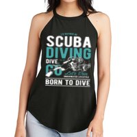 I'd Rather Be Scuba Diving Scuba Diving Diver Dive Women's Perfect Tri Rocker Tank