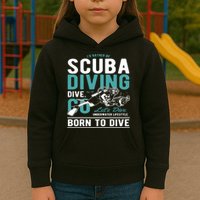 I'd Rather Be Scuba Diving Scuba Diving Diver Dive Kids Hoodie