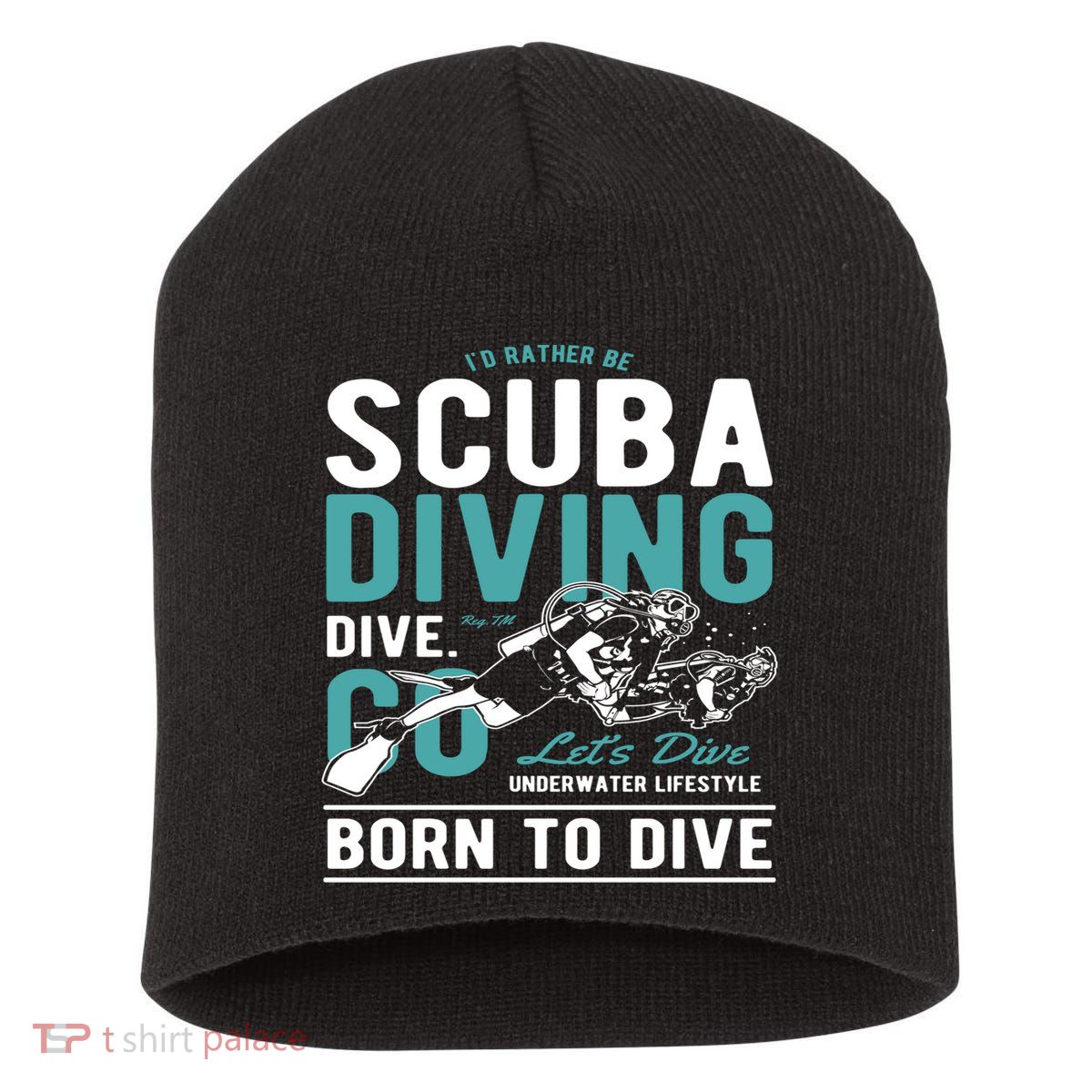 I'd Rather Be Scuba Diving Scuba Diving Diver Dive Short Acrylic Beanie