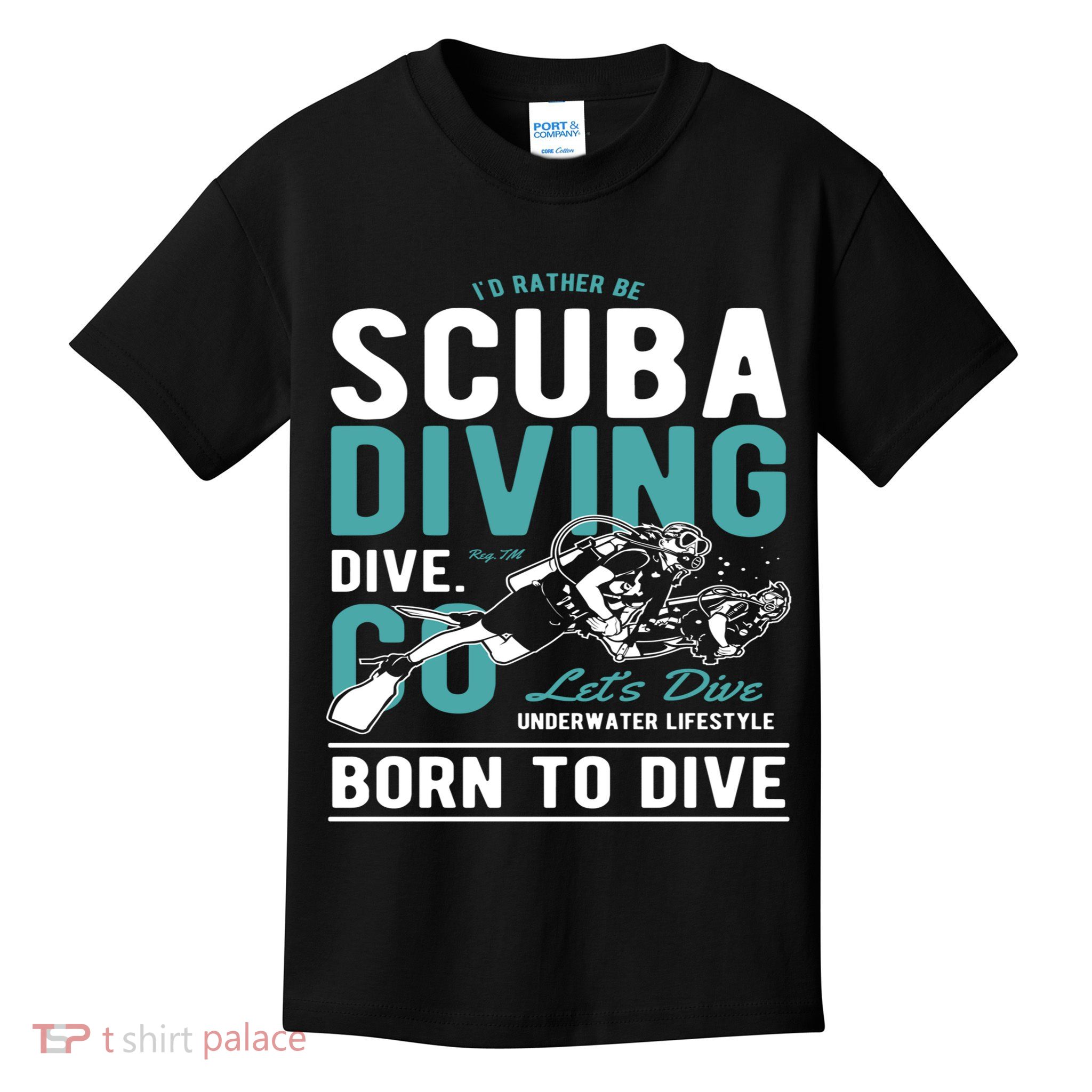 I'd Rather Be Scuba Diving Scuba Diving Diver Dive Kids T-Shirt