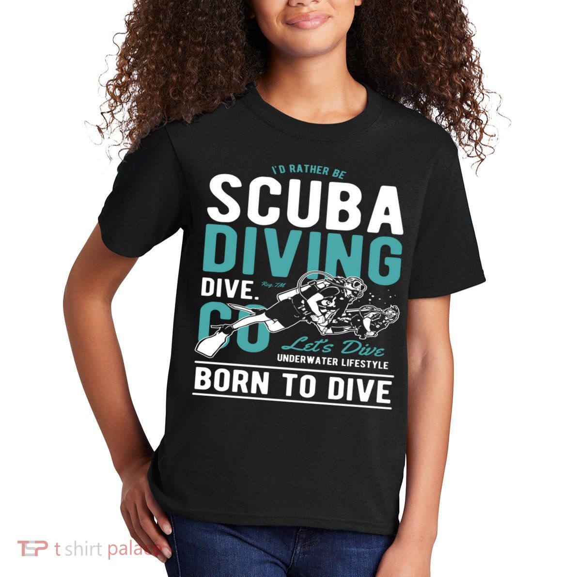 I'd Rather Be Scuba Diving Scuba Diving Diver Dive Kids T-Shirt