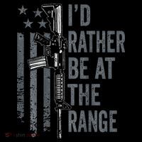 I'd Rather Be At The Gun Range Funny Guns Owner Daily Commute Backpack