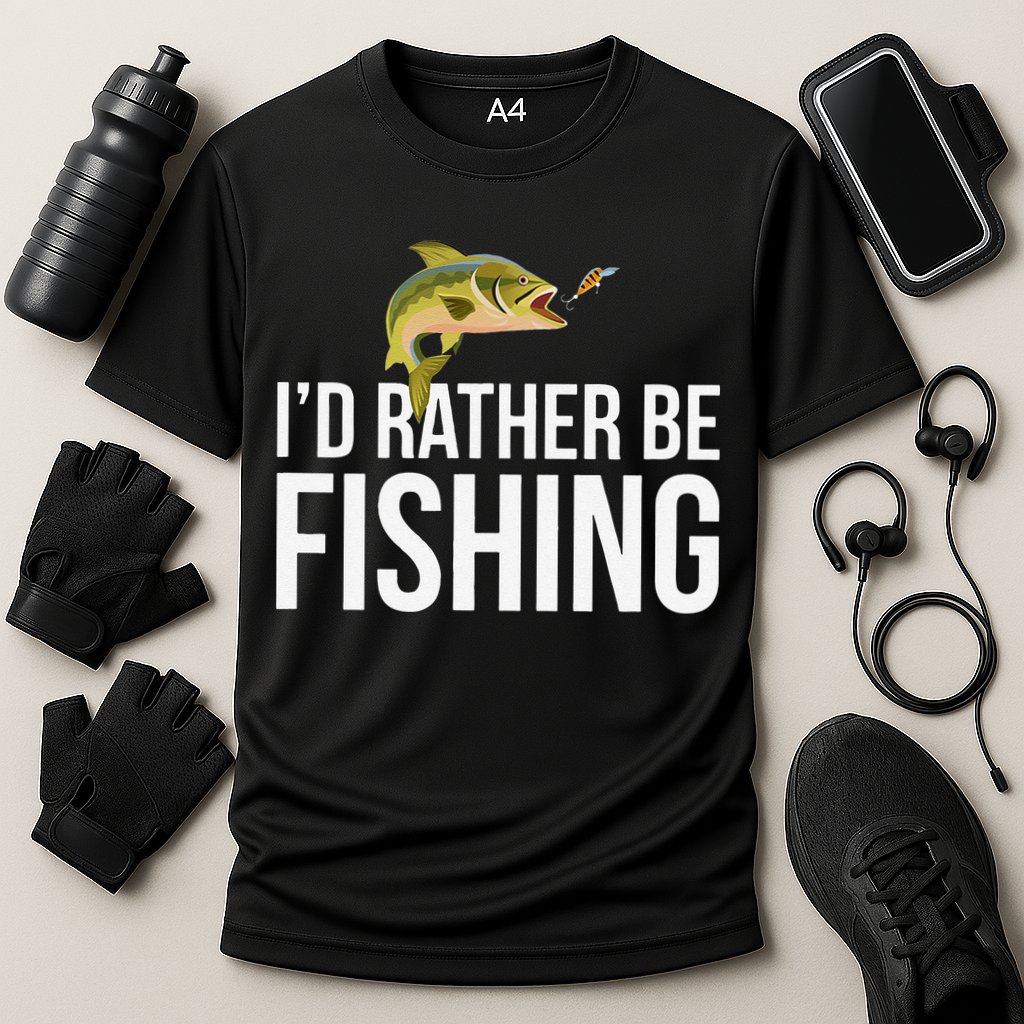 Id Rather Be Fishing Performance Shirt