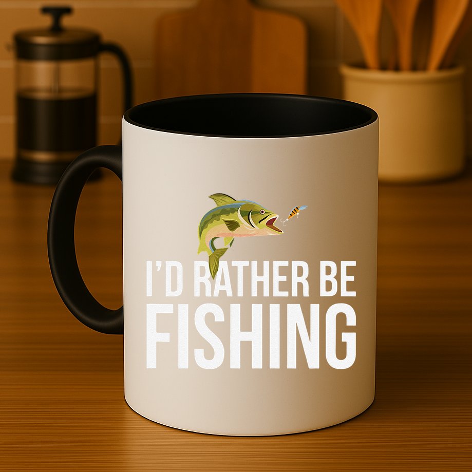 Id Rather Be Fishing Mug