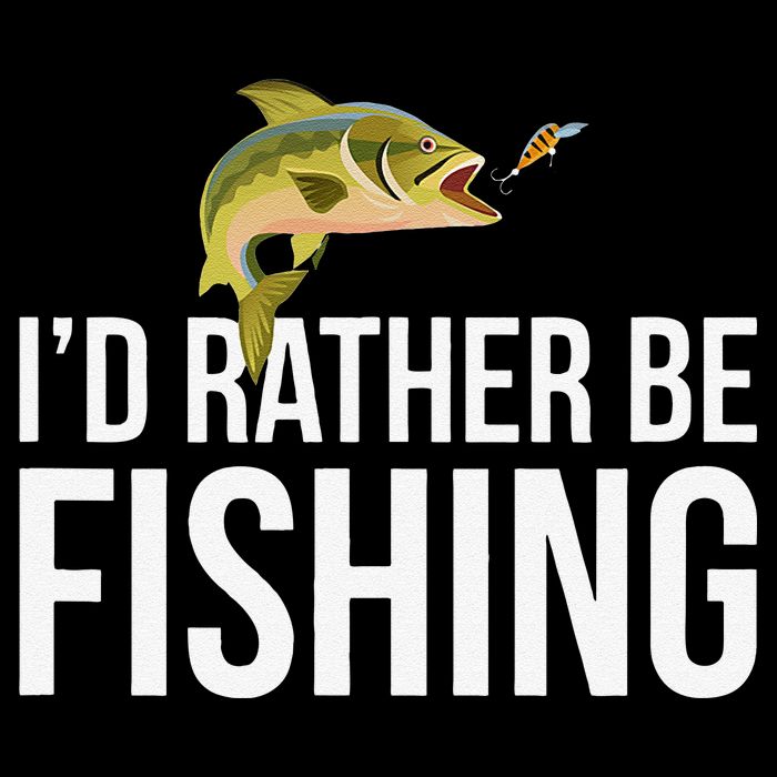 Id Rather Be Fishing Flat Bill Trucker Hat
