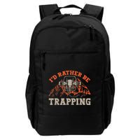 ID Rather Be Trapping Trap Hunting Trapper Backpack