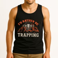 ID Rather Be Trapping Trap Hunting Trapper Tank Top
