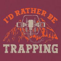 ID Rather Be Trapping Trap Hunting Trapper 16oz Travel Tumbler