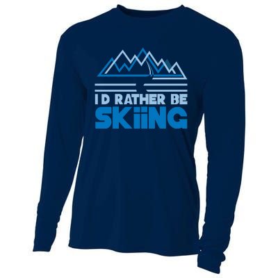 Id Rather Be Skiing Cooling Performance Long Sleeve Crew