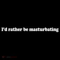 Id Rather Be Masturbating Women's V-Neck T-Shirt