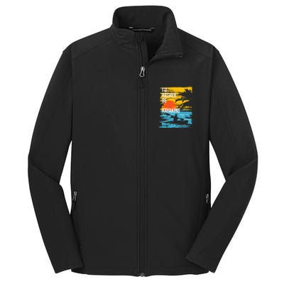 I'd Rather Be Kayaking Funny Kayak Kayaker Core Soft Shell Jacket